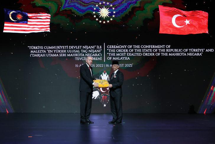 Cumhurbaşkanı Erdoğan, Malezya Kralı Sultan Abdullah Şah onuruna yemek verdi G4