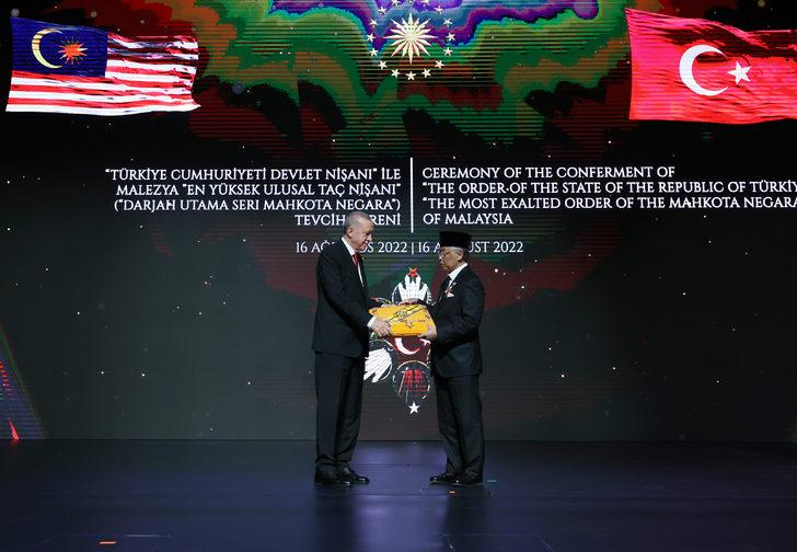 Cumhurbaşkanı Erdoğan, Malezya Kralı Sultan Abdullah Şah onuruna yemek verdi G5