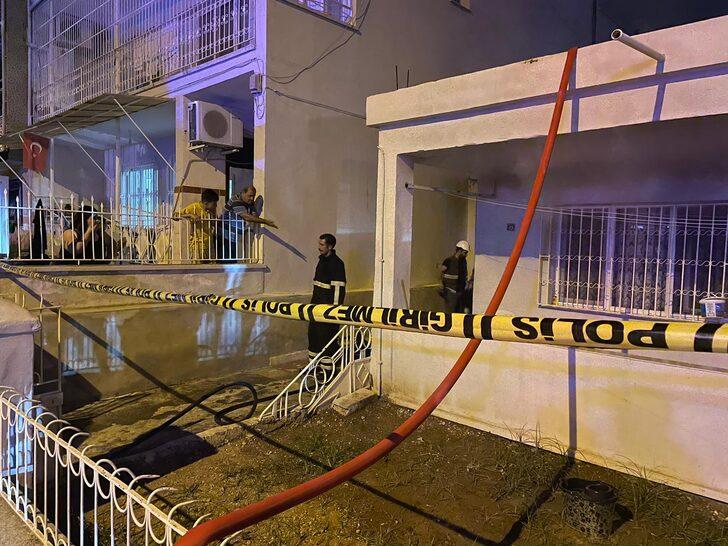 Hatay'da kozmetik malzeme deposu olarak kullanılan evde yangın çıktı G3