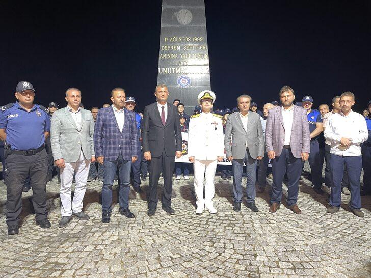 Marmara Depremi'nde hayatını kaybedenler, depremin merkezi Gölcük'te anıldı G3