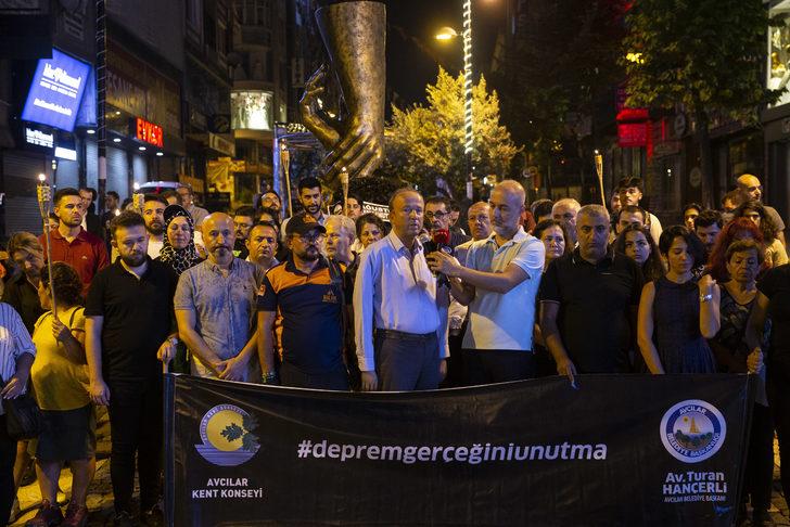 Marmara Depremi’nde hayatını kaybedenler Avcılar'da anıldı G3