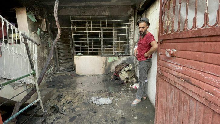 Adana'da kundaklandığı ileri sürülen evde hasar oluştu G4