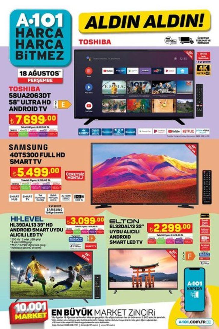 A101 aktüel kataloğu! 18 Ağustos A101'de hangi ürünler indirimde? G1
