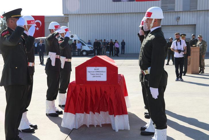 Şehit Uzman Çavuş Uğurcan Cirnooğlu'nun naaşı memleketi Kilis'e uğurlandı G5
