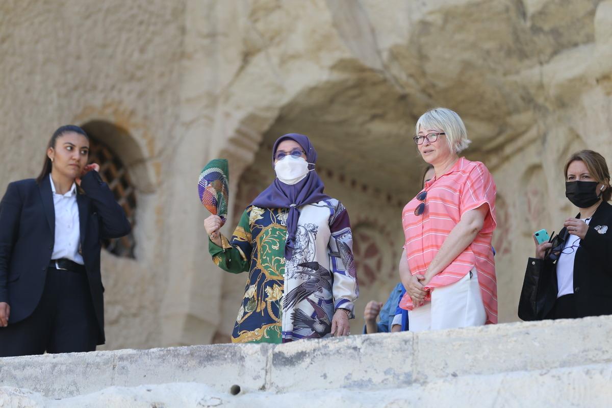 Malezya Krali&ccedil;esi Tunku Azizah, Kapadokya'yı gezdi