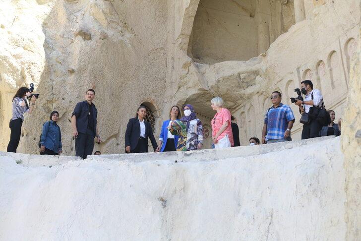 Malezya Kraliçesi Tunku Azizah, Kapadokya'yı gezdi G2