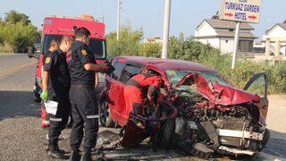 Muğla'da iki otomobilin çarpıştığı kazada 1 kişi öldü, 3 kişi yaralandı