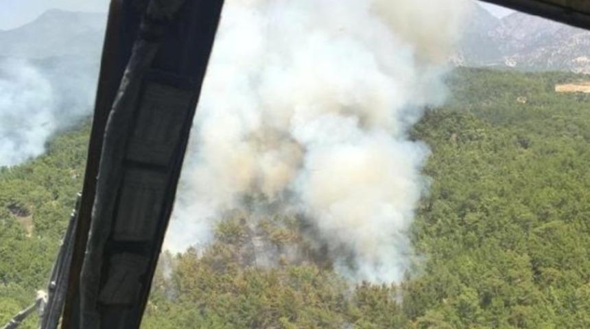 Manavgat'ta orman yangını