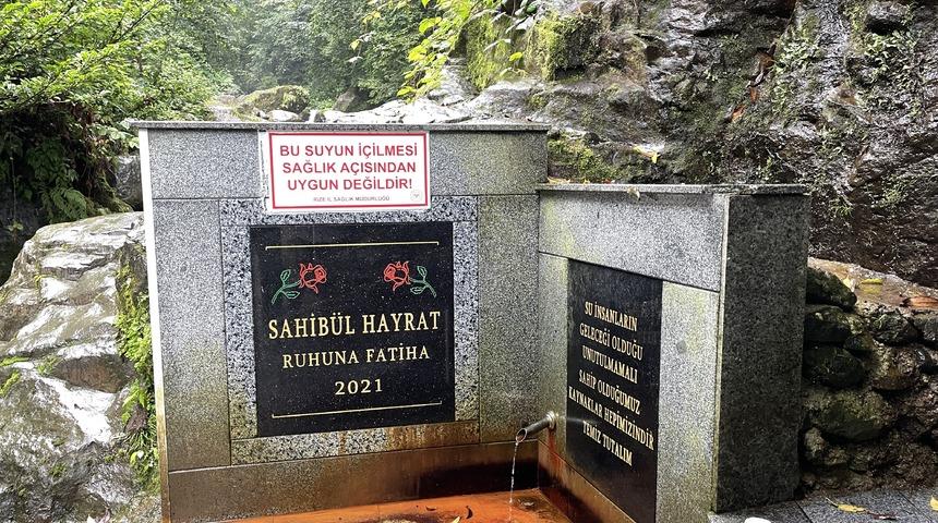 Rize'de "Ilıca suyu" olduğuna inanılan suyun içmeye uygun olmadığı tespit edildi