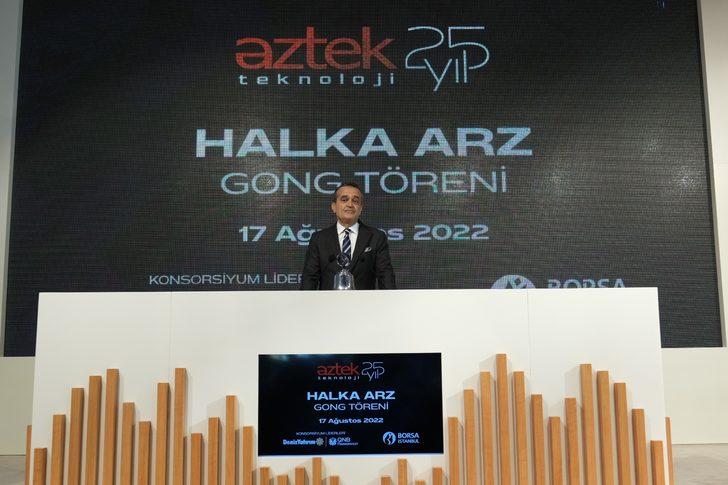 Borsa İstanbul'da gong Aztek Teknoloji için çaldı G3