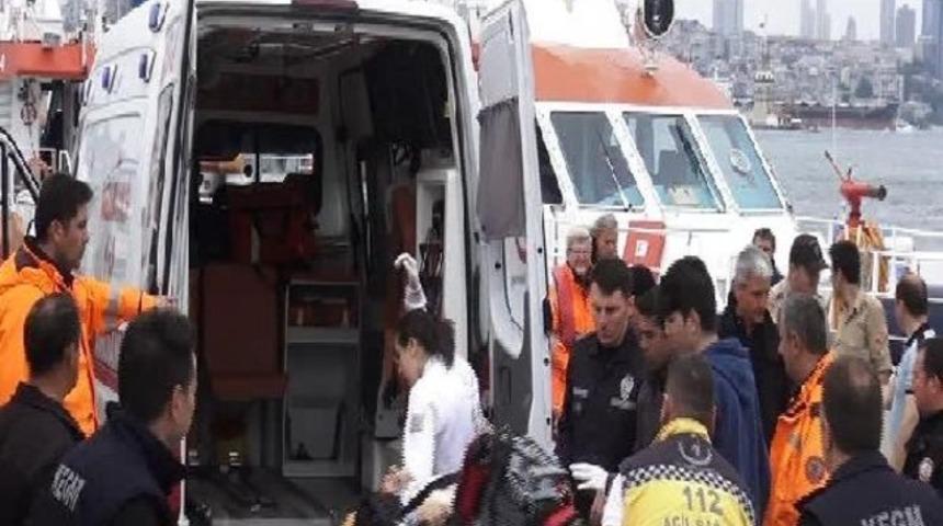 Vapurdan denize düşen kişi hayatını kaybetti