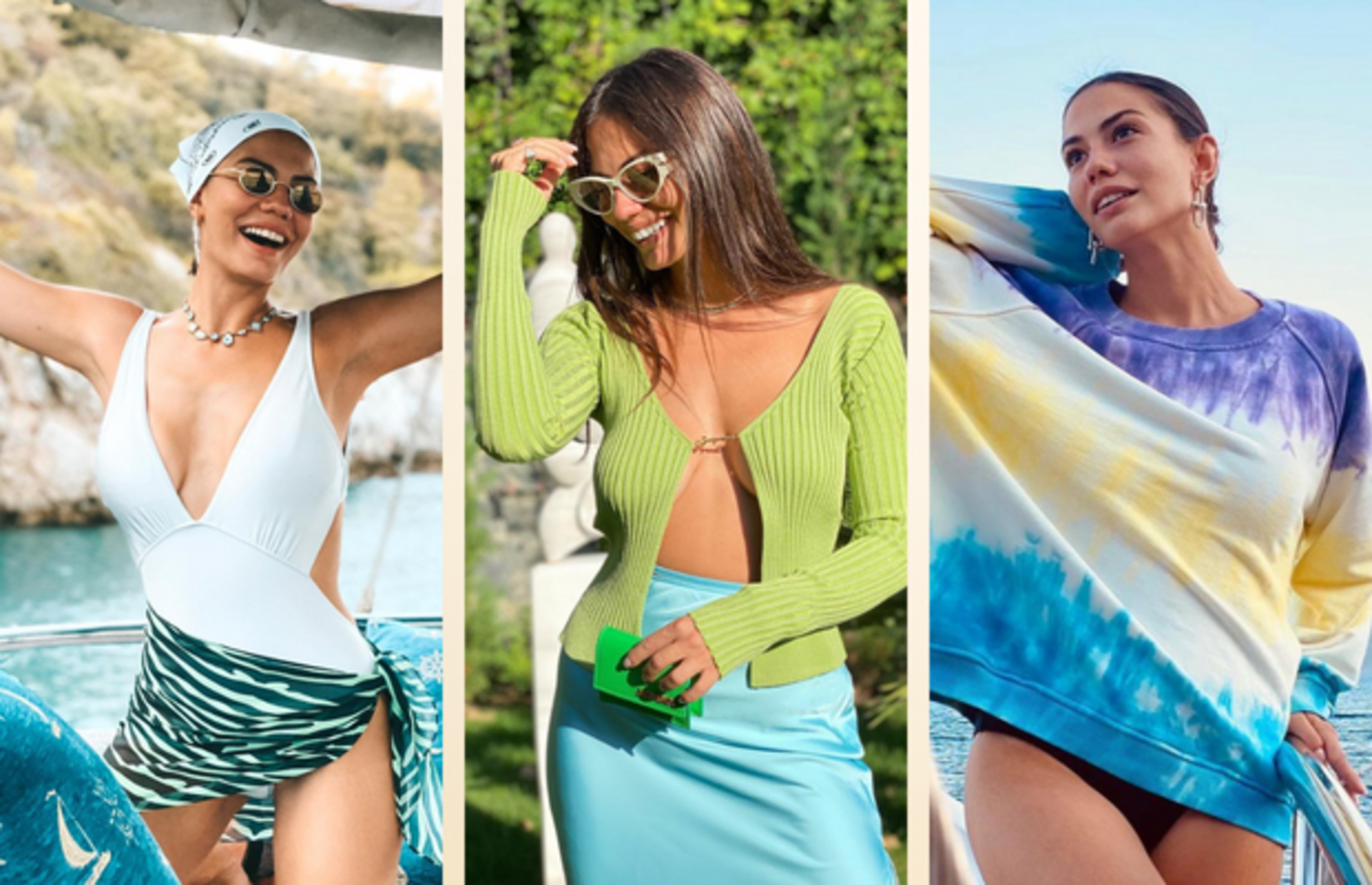 Demet Özdemir'in beğeni yağmuruna tutulan fotoğrafındaki tarzını beğenenlere güneş gözlüğü önerileri