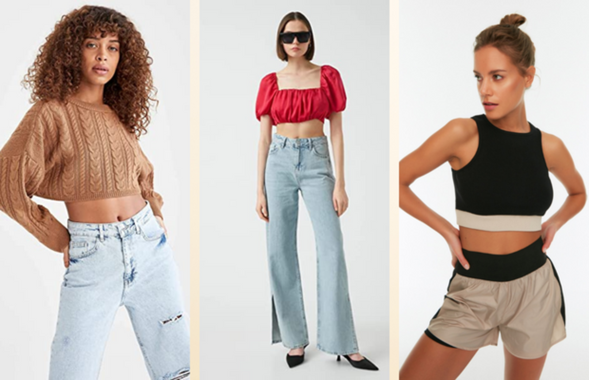 Her türlü ortamda rahatça kullanabileceğiniz uygun fiyatlı crop modelleri