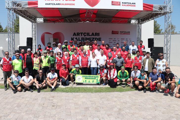 Deprem farkındalığı için pedal çevirdiler G3