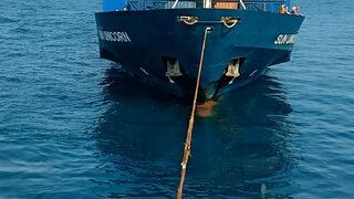 İstanbul Boğazı çıkışında kargo gemisi arızalandı