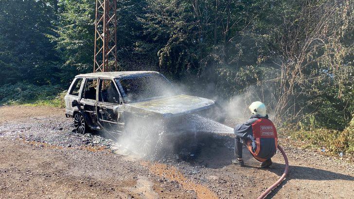 Sakarya'da yayla yolunda alev alan cip kullanılamaz hale geldi G2