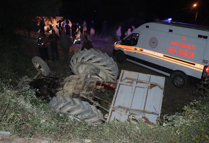 Kocaeli'de traktörün devrildiği kazada 1 kişi öldü, 3 kişi yaralandı G1