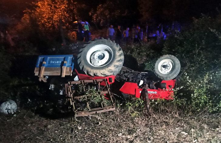 Kocaeli'de traktörün devrildiği kazada 1 kişi öldü, 3 kişi yaralandı G3