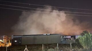 Adana'da geri dönüşüm fabrikasında çıkan yangın söndürüldü