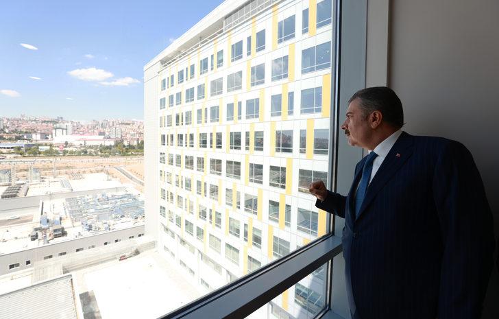 Bakan Koca Etlik Şehir Hastanesindeki son hazırlıkları inceledi G1