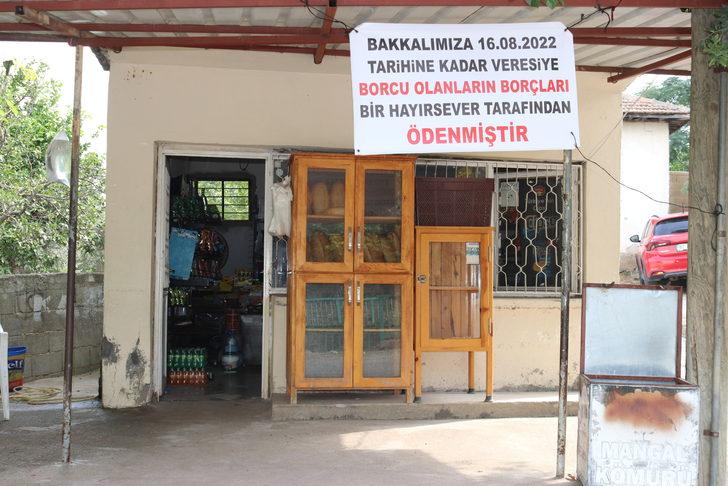 Osmaniye'de gizli hayırsever, bakkalın veresiye defterini satın aldı G1