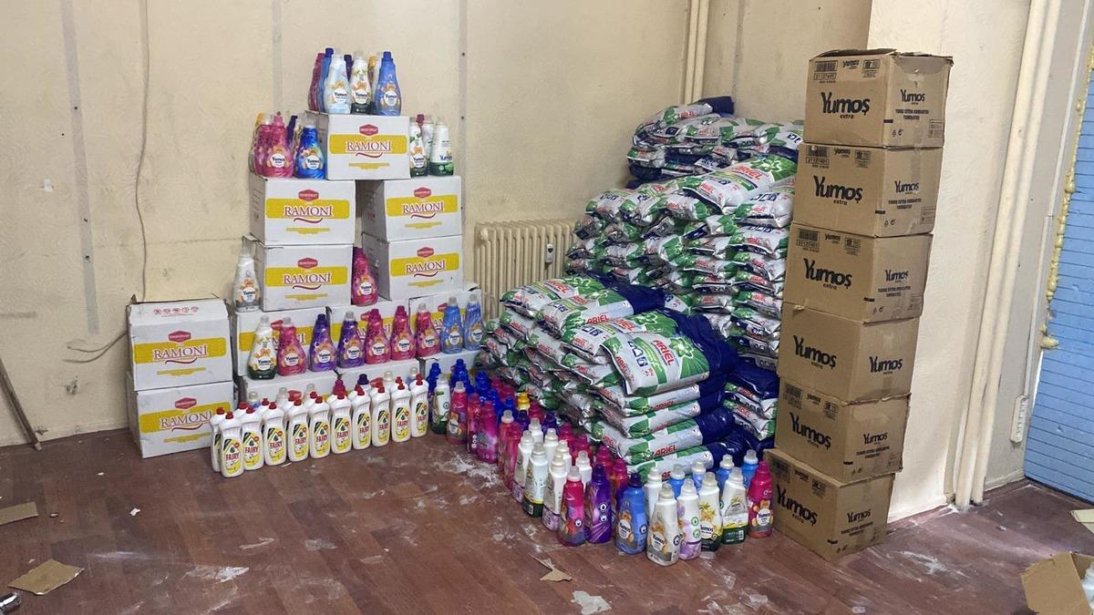 Konya'da 2312 kilogram sahte deterjan ele ge&ccedil;irildi