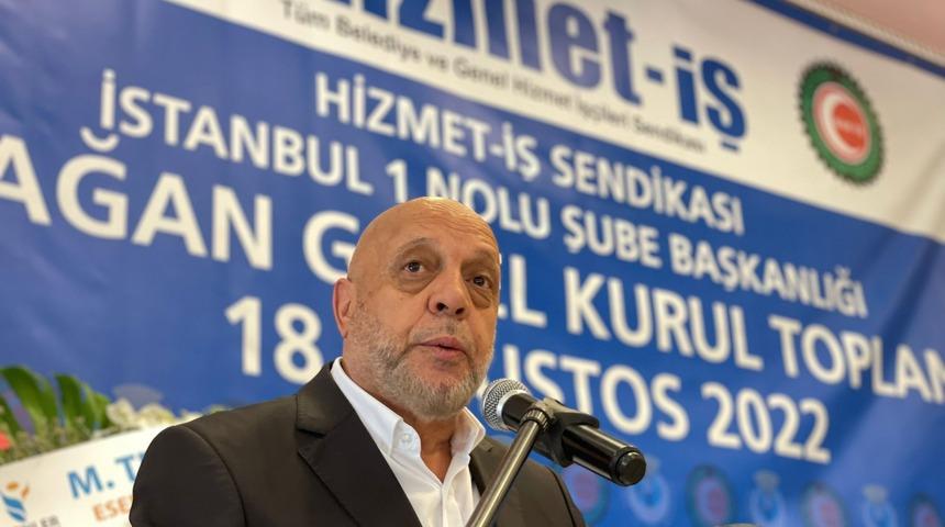 HAK-İŞ Genel Başkanı Arslan'dan, İBB'de toplu sözleşme yetkisi açıklaması: