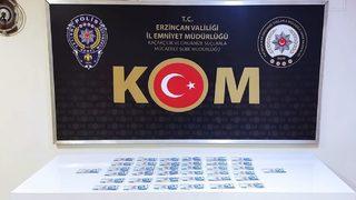 Erzincan'da sahte para ve uyuşturucuyla yakalanan zanlı tutuklandı