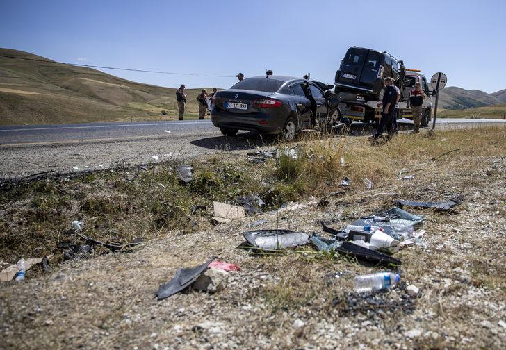 Erzurum'da iki aracın çarpıştığı kazada 1 kişi öldü, 3 kişi yaralandı G2