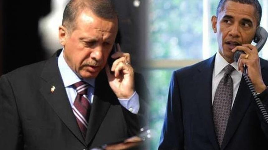 Erdoğan, Obama ile telefonda görüştü