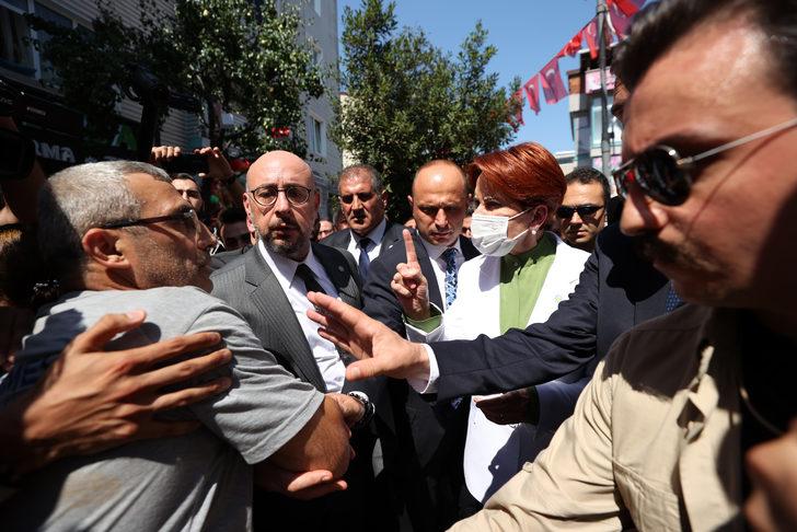 İYİ Parti Genel Başkanı Akşener, Esenyurt'ta saldırıya uğrayan parti karavanını ziyaret etti G4