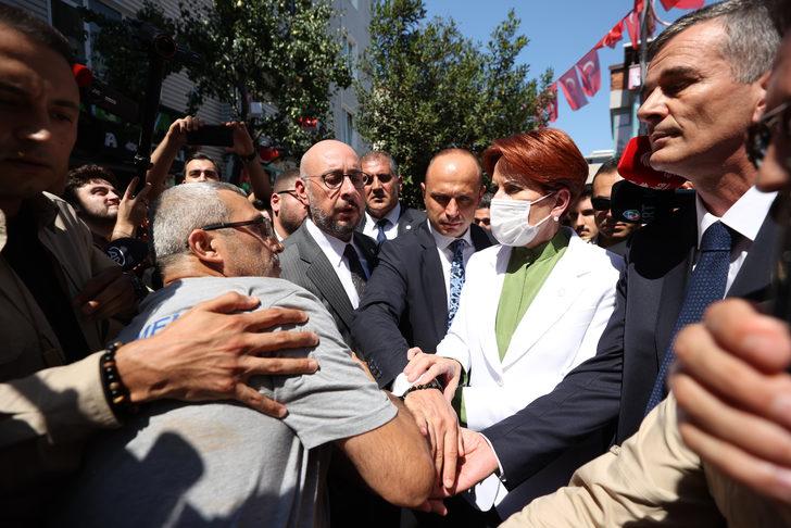 İYİ Parti Genel Başkanı Akşener, Esenyurt'ta saldırıya uğrayan parti karavanını ziyaret etti G5