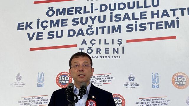 İSKİ'nin Ömerli-Dudullu Ek İçme Suyu İsale hattı hizmete girdi