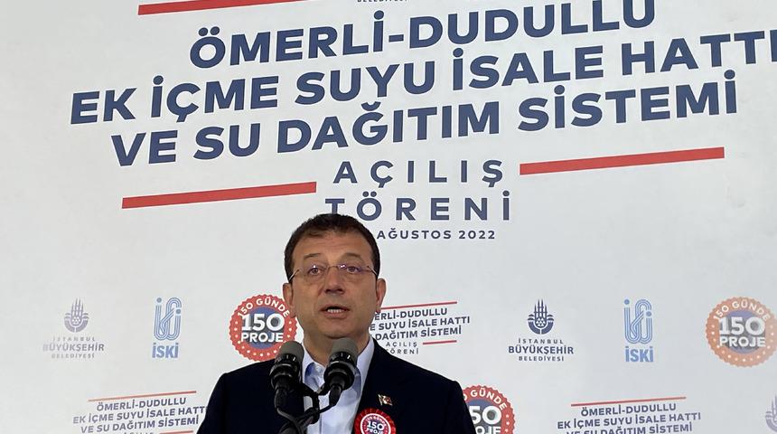 İSKİ'nin "Ömerli-Dudullu Ek İçme Suyu İsale hattı" hizmete girdi