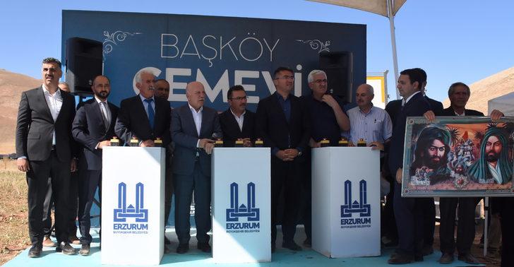 Erzurum'da cemevinin törenle temeli atıldı G3