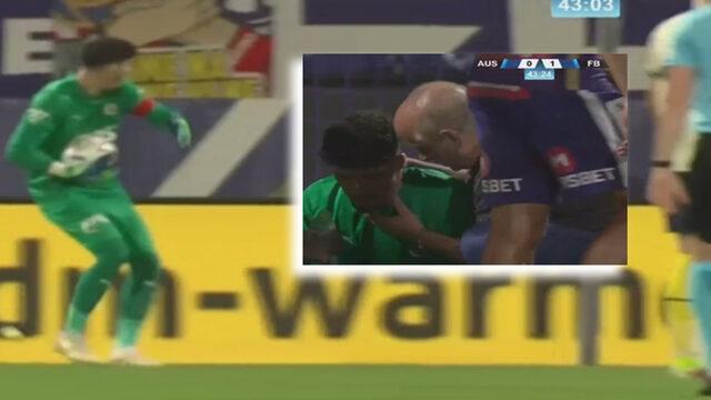 Altay Bayındır bir anda yere yığıldı! Tribünlerden davul tokmağı atıldı