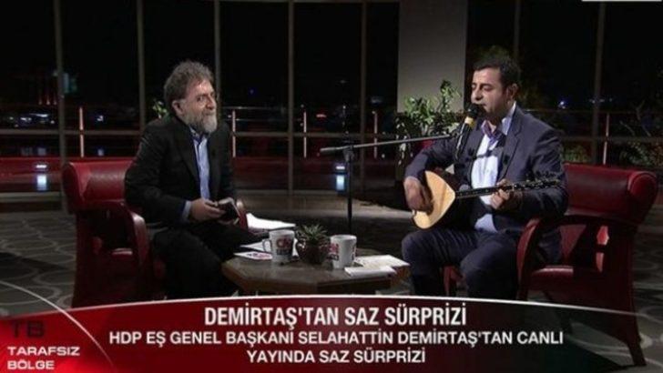 Selahattin Demirtaş saz çalış türkü söyledi