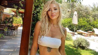 Mahkum'un Barış'ı İsmail Hacıoğlu'nun eski eşi Duygu Kumarki göğüs dekolteli poz verdi!