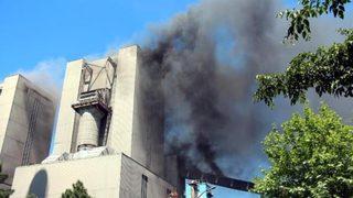 Termik santralde yangın