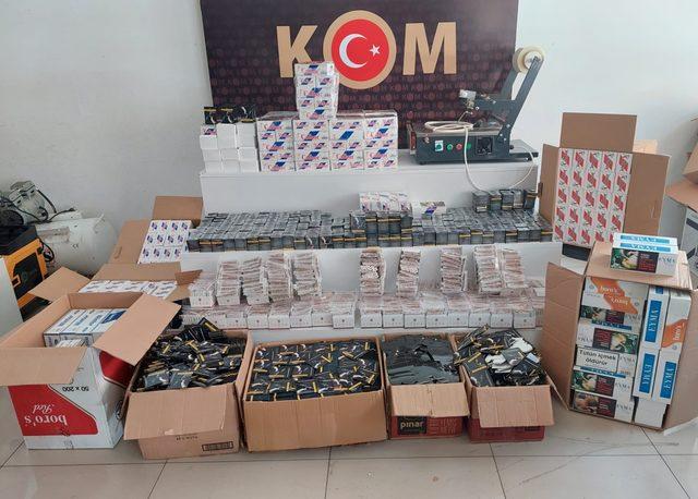 Konya'da tütün kaçakçılığı operasyonunda 3 şüpheli yakalandı