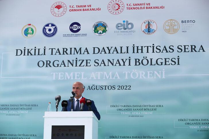 Dikili Tarıma Dayalı İhtisas Sera Organize Sanayi Bölgesi'nin temeli atıldı (1) G3