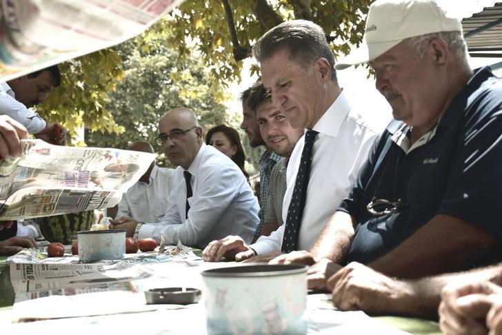 TDP Genel Başkanı Sarıgül, Karacabey'de domates üreticileriyle bir araya geldi: G4