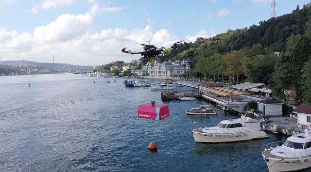 Yemeksepeti, dronla ilk yemek teslimatını başarıyla gerçekleştirdi