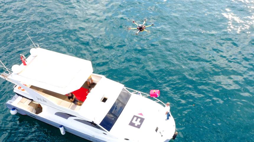 Yemeksepeti, dronla ilk yemek teslimatını başarıyla gerçekleştirdi