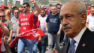 Tekirdağ'da belediye işçilerinin eyleminde gergin anlar! Kılıçdaroğlu alandan hızla uzaklaştı