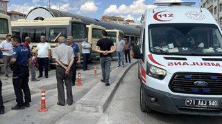 Kırıkkale'de koluna yorgun mermi isabet eden kadın yaralandı