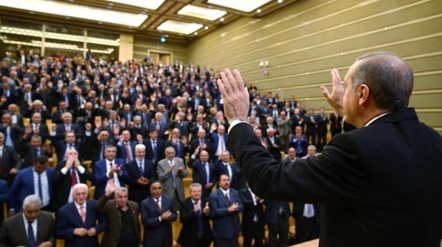 Cumhurbaşkanı Erdoğan muhtarlara seslendi