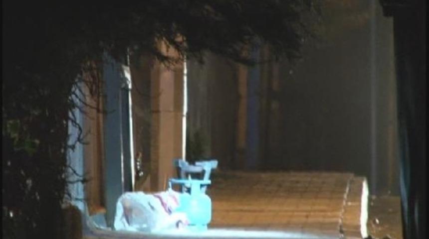 Akaryakıt istasyonuna molotofkokteyli saldırı