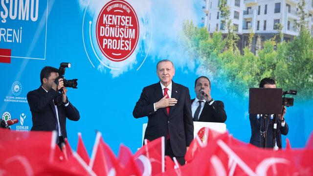 Cumhurbaşkanı Erdoğan, Büyük İstanbul Dönüşümü Esenler İlk Etap Teslim Töreni'nde konuştu: (1)