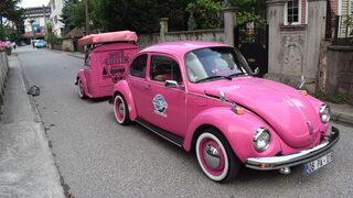 Klasik araç tutkusu ve kampçılık hayalini Pembe Aşkta buluşturdu